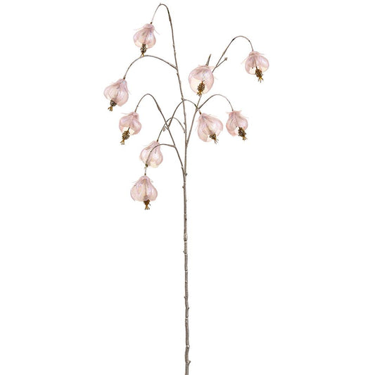 37” Pink Abutilon Spray