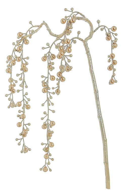 36" Rose Gold Pearl Spray