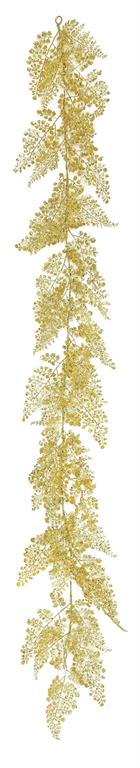 6' Gold Garland Maidenhair