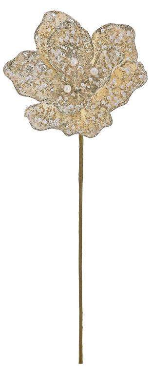 21" Magnolia White Gold Pearl Bead