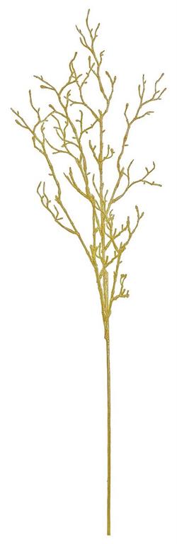 Gold twig spray with gilded branches.