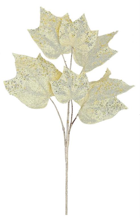 Gold metallic dendron light spray, 27 inch, for Christmas decorating