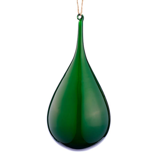6.5" Emerald Finial Glass