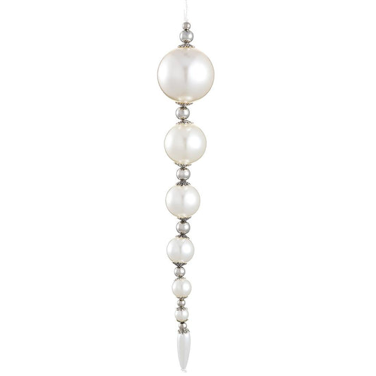 10" Pearl Icicle Ornament