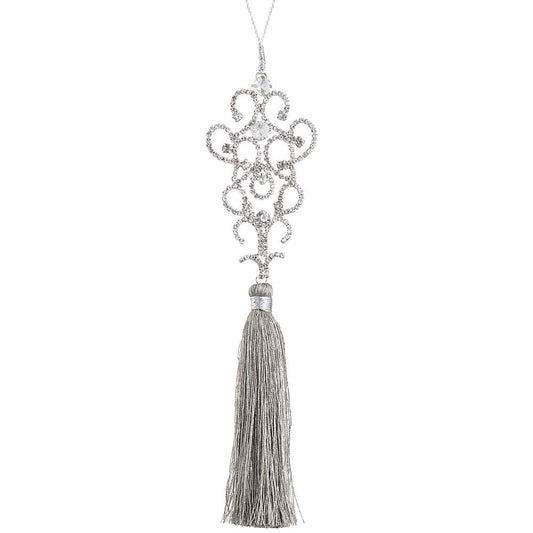 10" Jeweled Tassel Ornament
