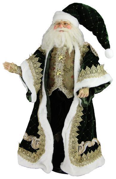 32" Santa Forest Green Classy Standing