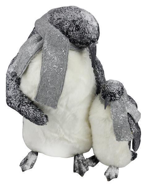 15" Penguin & Baby