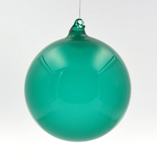 6" Lichen Glass Ball Ornament