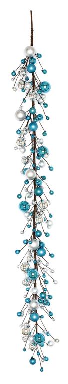 Swirl Glass Velvet Glass Ornament