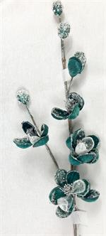 Teal spray for holiday decorating