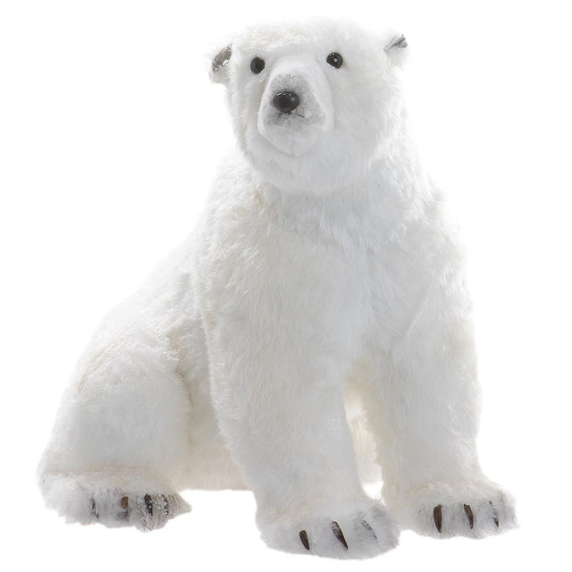 White polar bear figurine.