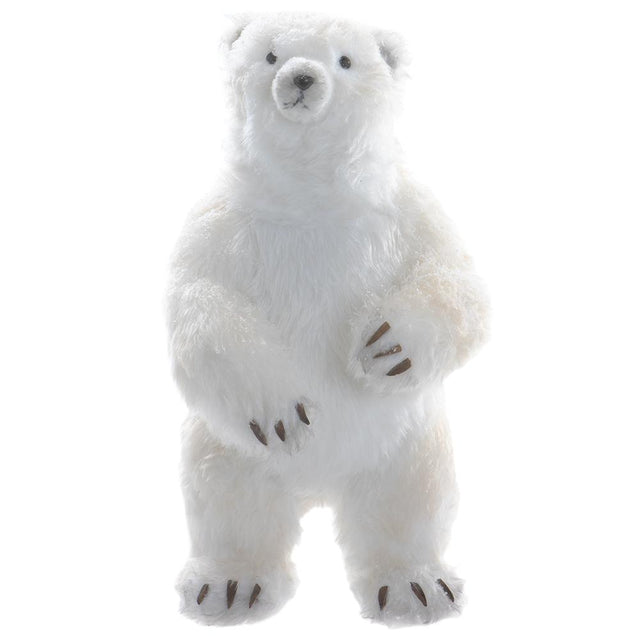 White polar bear figurine.