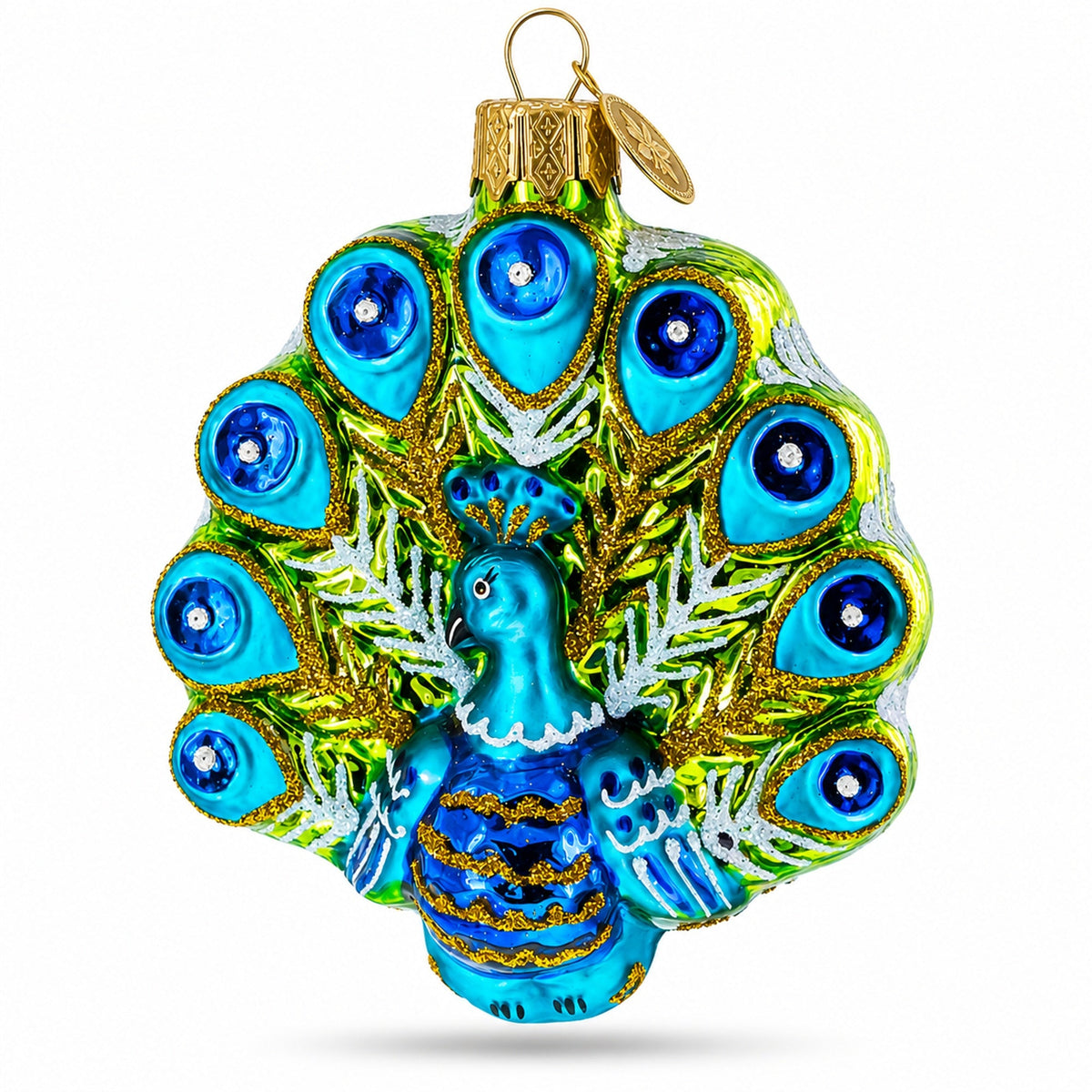 15" Festive Peacock