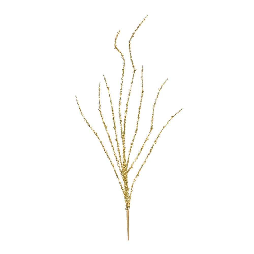 43" Gold Tinsel Branch