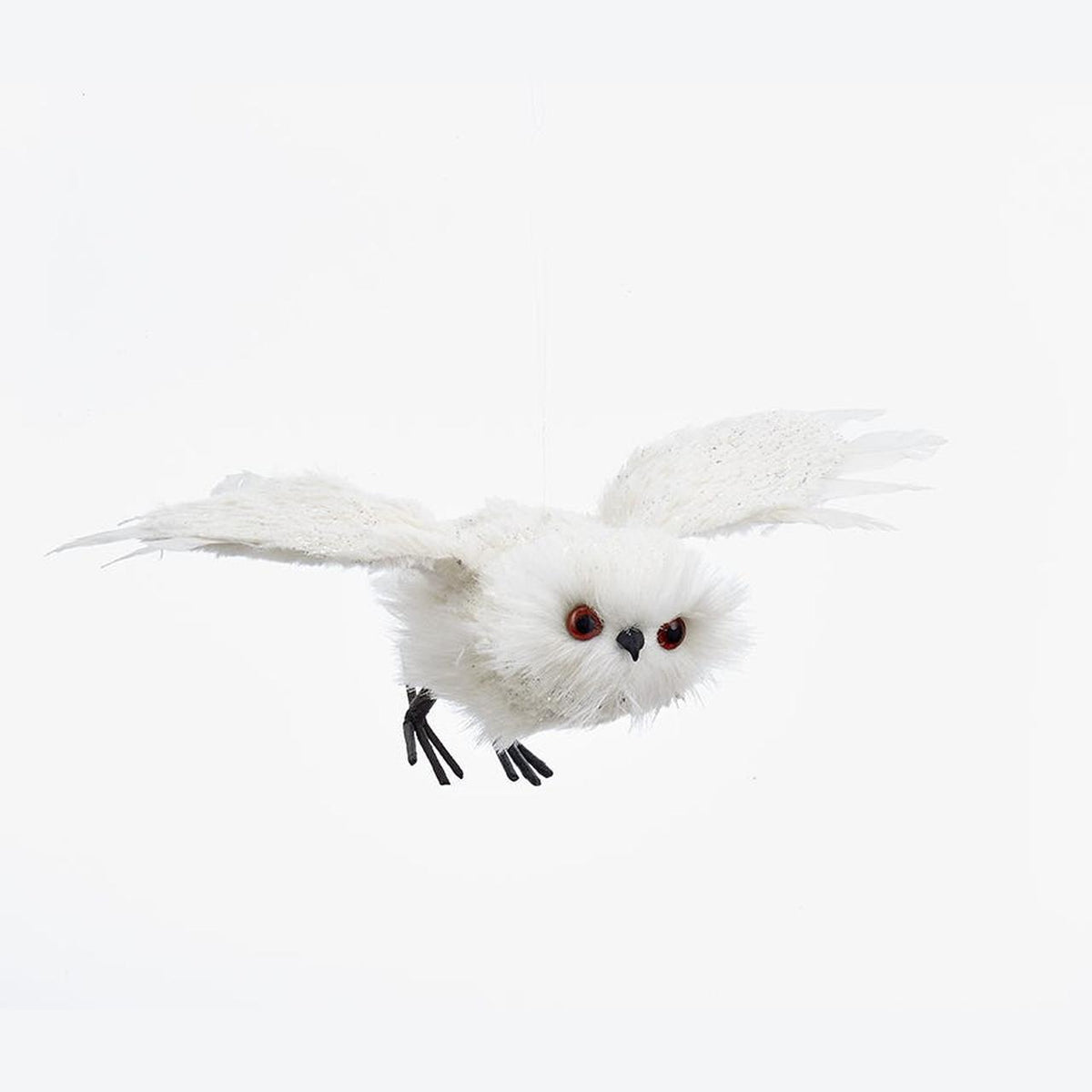 12" Owl White Flying
