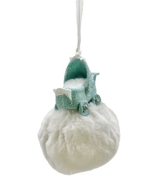 Blue Buggy Pouf