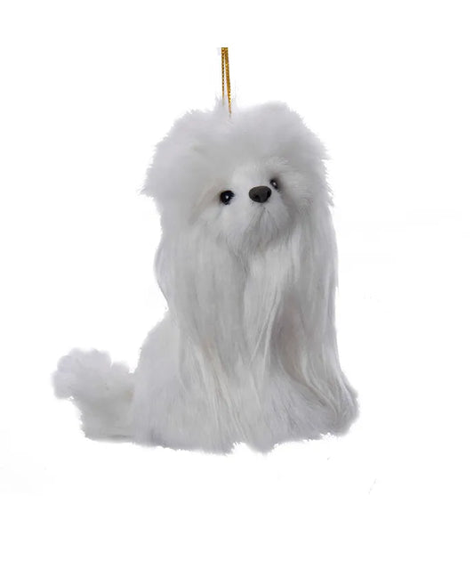 4" Plush Poodle Ornament