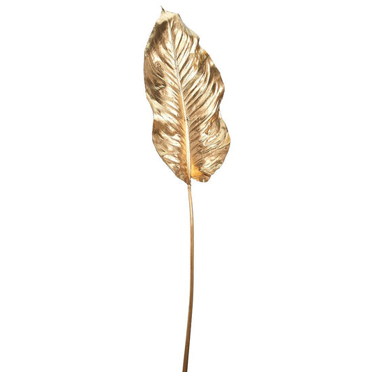 39" Gold Metallic Calla Lily Spray
