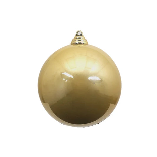 8" Gold Candy Apple Ornament