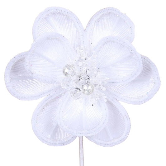 White Magical Magnolia Stem