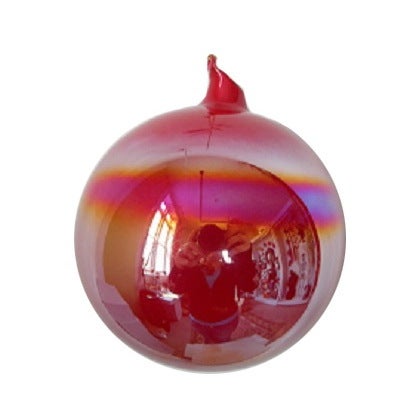 120mm Classic Pearl Red Glass Ball Ornament