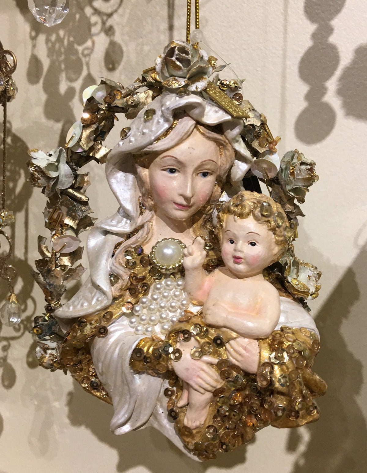 24" Madonna & Child Jeweled
