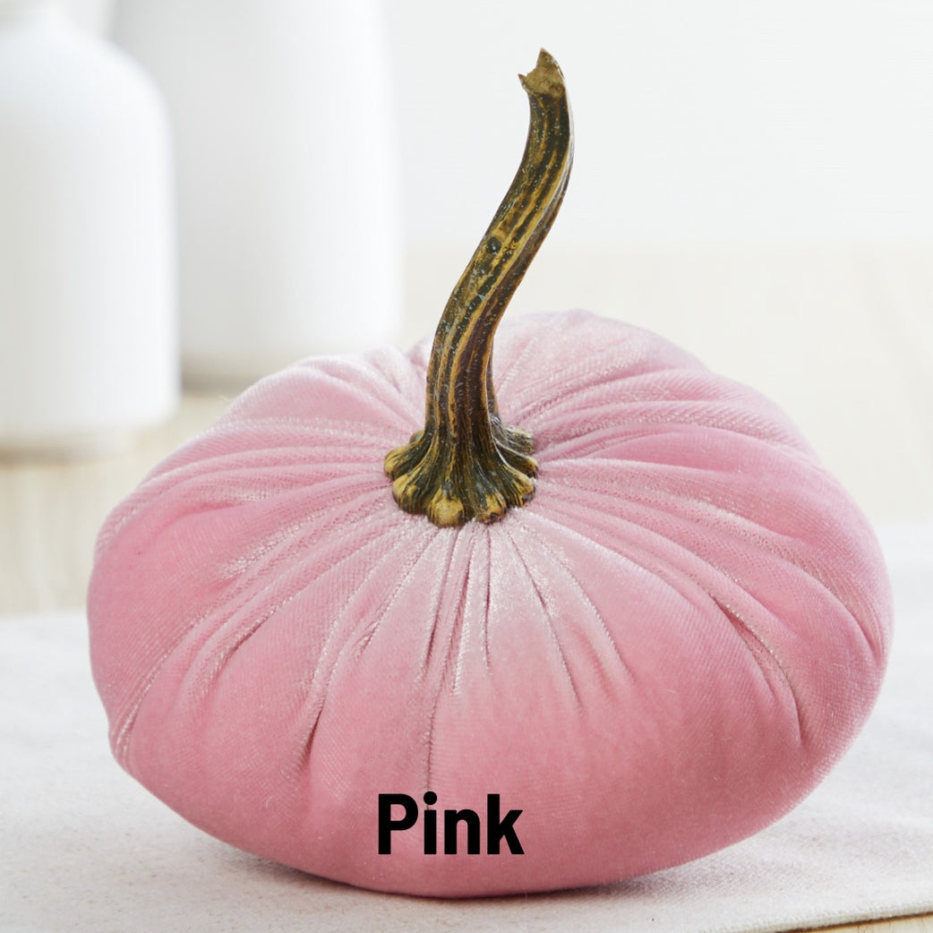 8" Velvet Pumpkin Pink