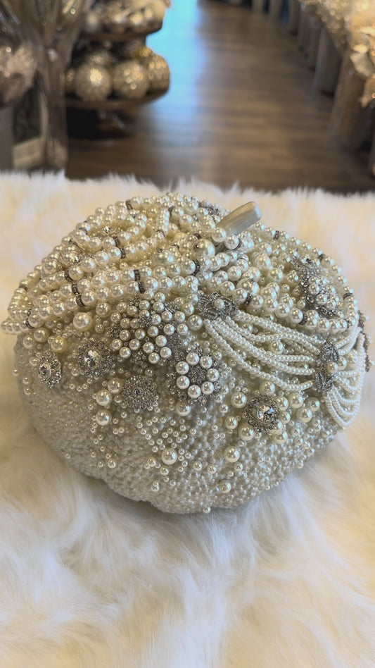 10”x7” Pumpkin, Pearl