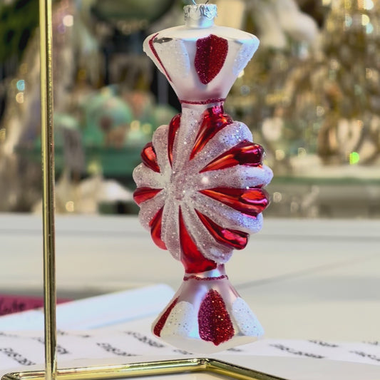 5" Candy Peppermint Ornament