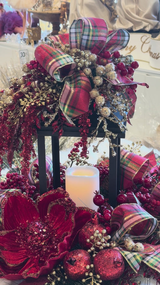 24”x18” Lantern, Red
