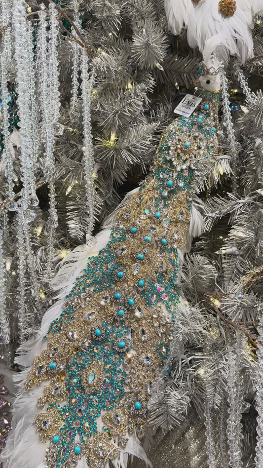 26” Chrysveil Peacock Gemmed